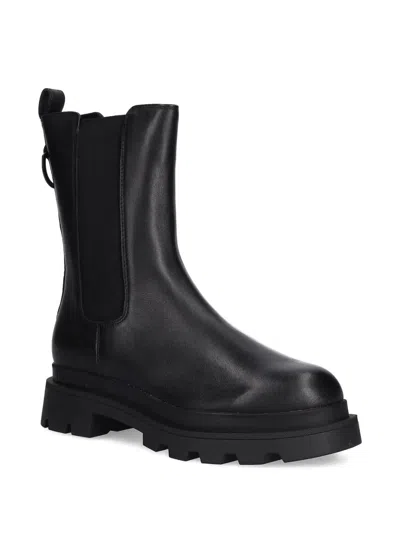 Blauer Elastic-panels Chelsea Boots In Black