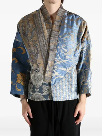 Emergency Room Patchwork Jacket In Blue