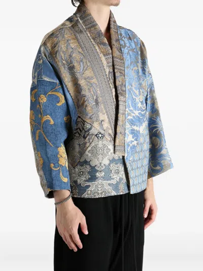 Emergency Room Patchwork Jacket In Blue