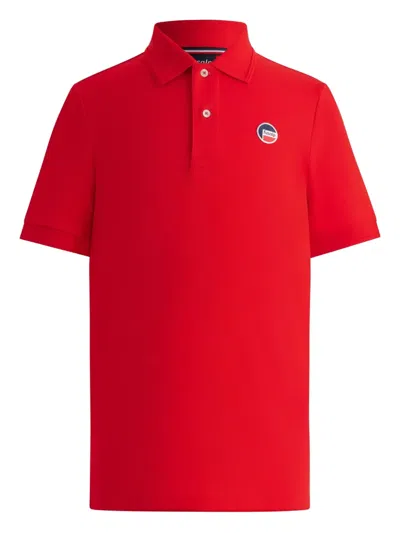 Fusalp Elbin Short-sleeve Polo Shirt In Red