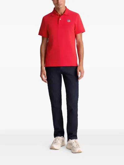 Fusalp Elbin Short-sleeve Polo Shirt In Red