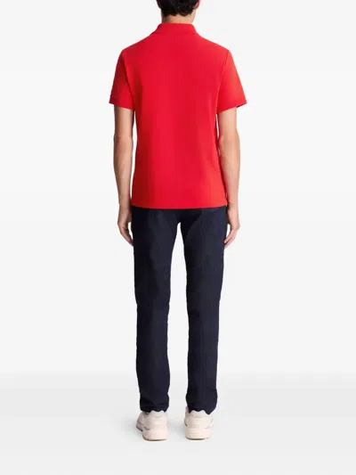 Fusalp Elbin Short-sleeve Polo Shirt In Red