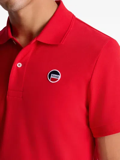 Fusalp Elbin Short-sleeve Polo Shirt In Red