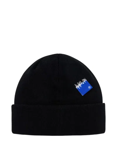 Ader Error Logo-embroidered Beanie In Black