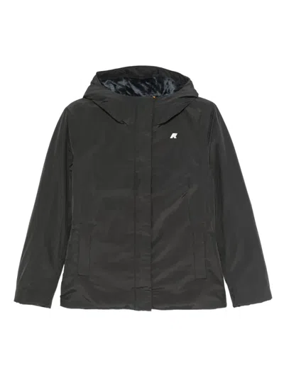 K-way Lil Soft Touch Marmotta Down Jacket In Black