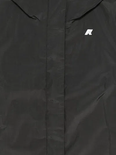 K-way Lil Soft Touch Marmotta Down Jacket In Black