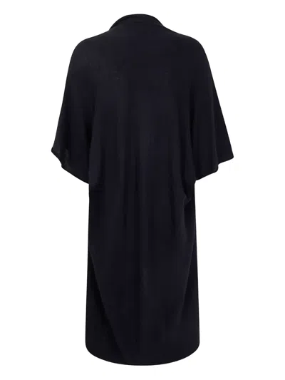 Y's "way" Vest Sweater In Black