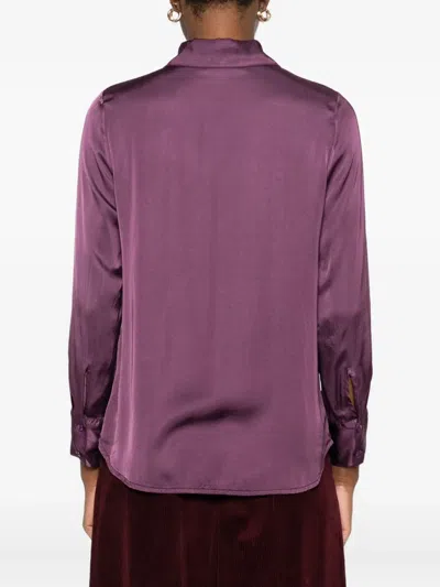 Dixie Button-down Pocket Shirt In Purple