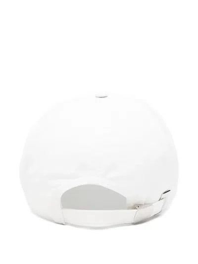 Balmain Embroidered-logos Cotton Cap In White