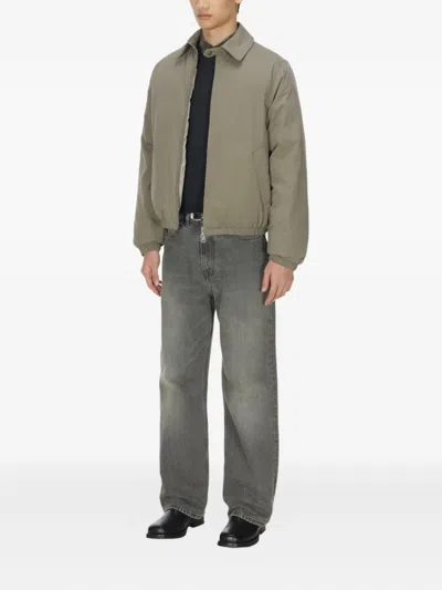 Our Legacy Zip-up Elasticated-cuff Jacket In Green