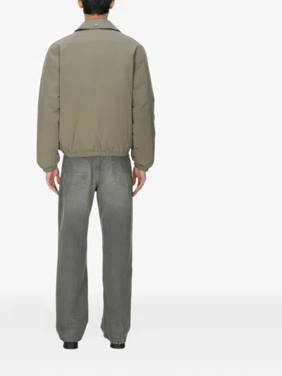 Our Legacy Zip-up Elasticated-cuff Jacket In Green