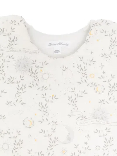 Tartine Et Chocolat Printet Sleep Bag In White