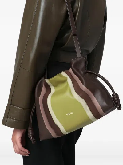 Loewe Flamenco Clutch M Landscape A411fc1xcx Choligmos In Green