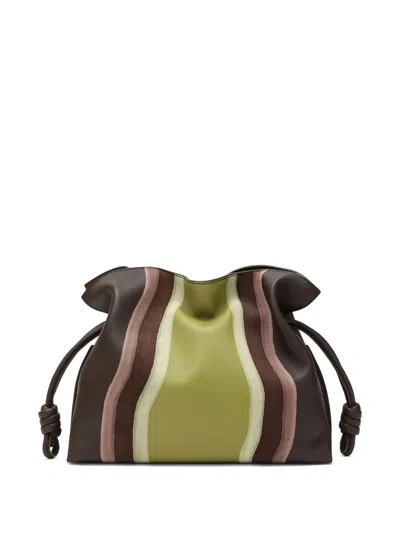 Loewe Flamenco Clutch M Landscape A411fc1xcx Choligmos In Green