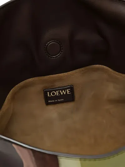 Loewe Flamenco Clutch M Landscape A411fc1xcx Choligmos In Green