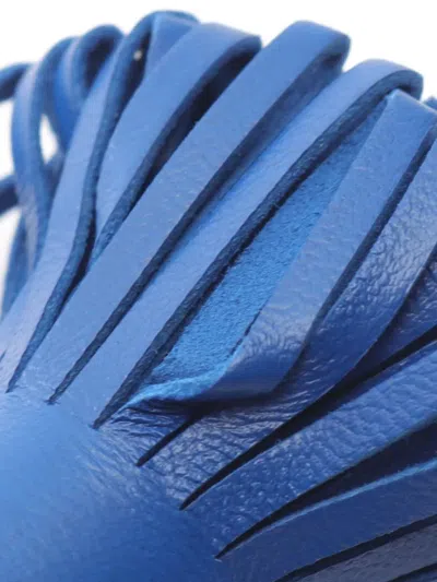 Pre-owned Hermes 2023-2025 Milo Lambskin Carmen Uno Dos Ring Key Holder In Pink