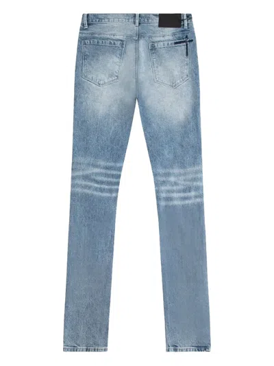 Rta Distressed Bootcut Jeans In Multi
