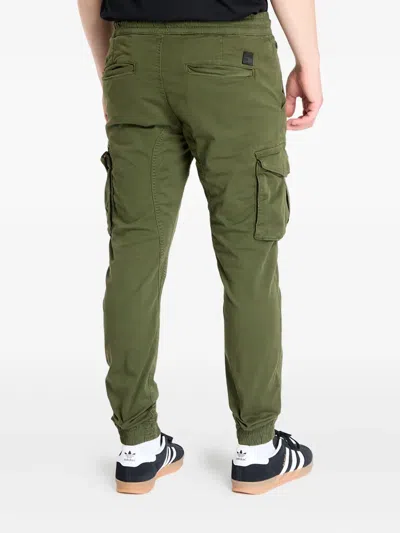 Alpha Industries Twill Cargo Pants In Green