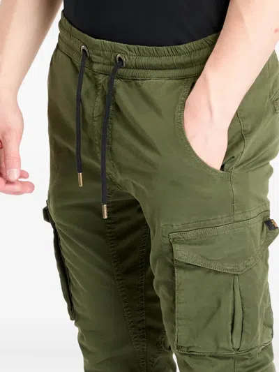Alpha Industries Twill Cargo Pants In Green