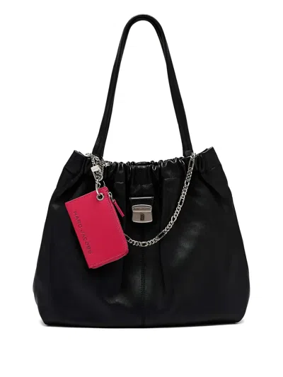 Marc Jacobs Zip Wallet With Keyring And Metal Charm In Pink