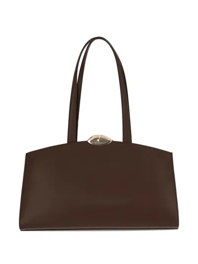Benedetta Bruzziches Borsa Shopping Serena In Pelle Marrone  Donna In Brown