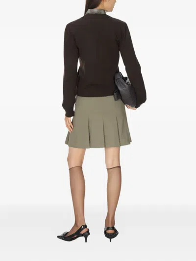 Our Legacy Argyle Pattern Long Sleeve Knitwear Top In Brown