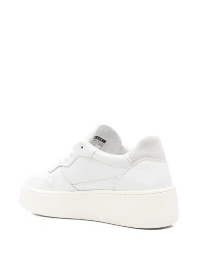 皮质防水台运动鞋