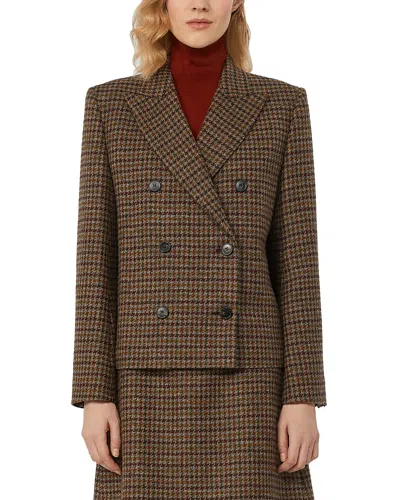 Weekend Max Mara Weekend 2 Gerusia Wool-blend Jacket In Brown