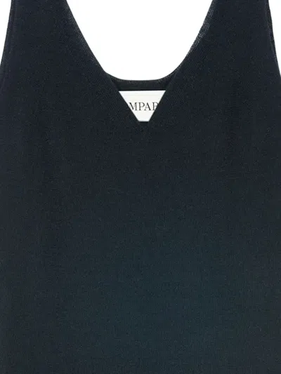 Bompard Fine-knit Top In Black