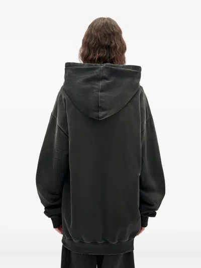 Ann Demeulemeester Annemarie High Comfort Hoody With Printed Patches In Black