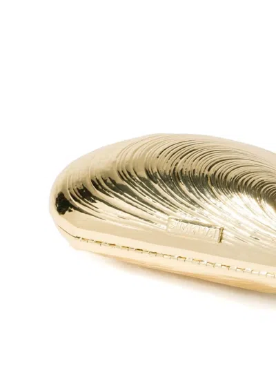 Simkhai Bridget Metal Oyster Shell Clutch In Non Definito