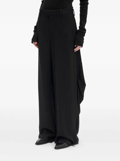 Ann Demeulemeester Draped-detail Pants In Multi