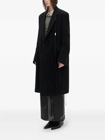 Ann Demeulemeester Viv High Comfort Tailored Coat In Black