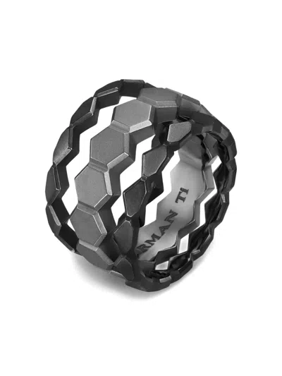 David Yurman Hex Stack Ring In Multi