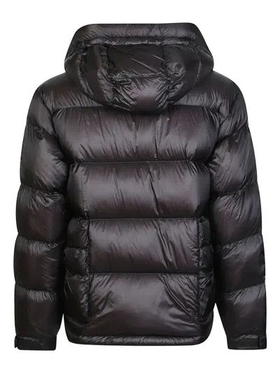 C.p. Company Signature Lens Down Jacket In Black