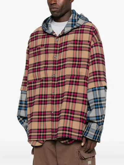 拼贴设计连帽夹克