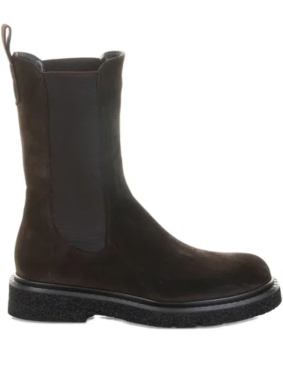 Guglielmo Rotta Elastic-panel Suede Chelsea Boots In Multi