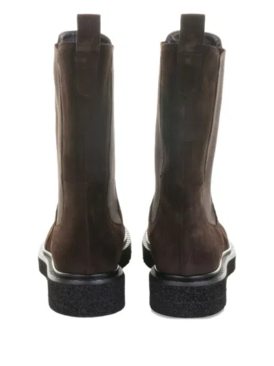 Guglielmo Rotta Elastic-panel Suede Chelsea Boots In Multi