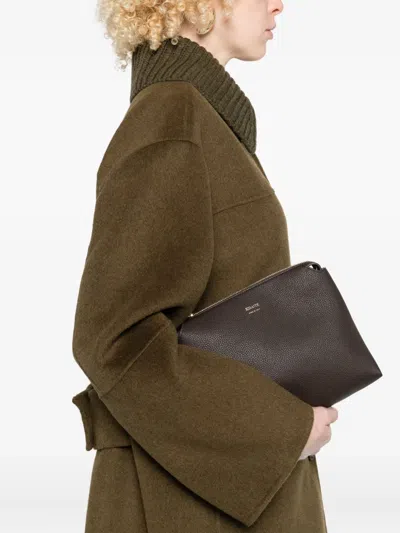 Proenza Schouler White Label Lisa Knitted-collar Buttoned Coat In Green