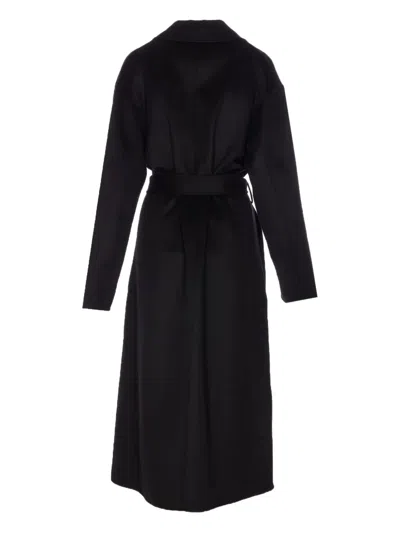 Filippa K Alexa Wool-cashmere Blend Long Coat In Blau