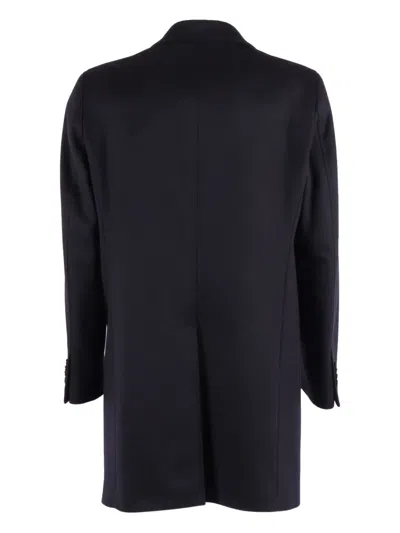 三纽扣羊毛外套