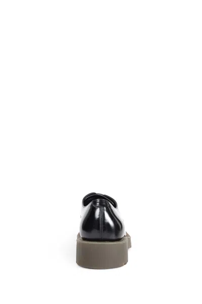 Jil Sander Leather Lace-up Shoes In Black