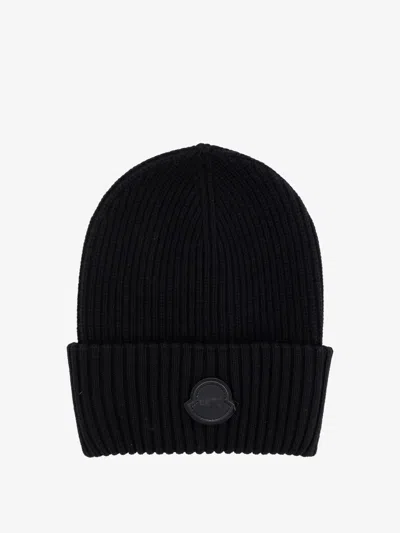 Moncler Genius Moncler 4 Edward Enninful Ee72 Responsible Virgin Wool Hat In Black