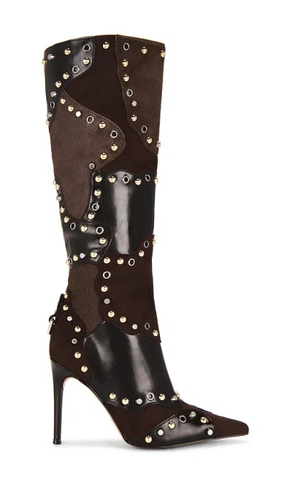 Steve Madden Women's Revive Studded Knee-high Novelty Dress Boots In Multi