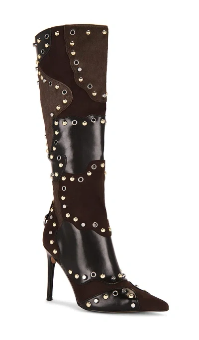 Steve Madden Women's Revive Studded Knee-high Novelty Dress Boots In Multi