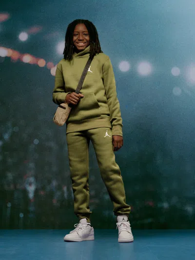 Jordan Kids Jan Airborne Crossbody Bag In Nude