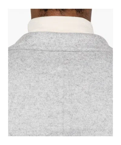 Eleventy Hooded Wool Blazer In Gray