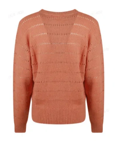 Isabel Marant Étoile Yona Openwork Sweater In Pink