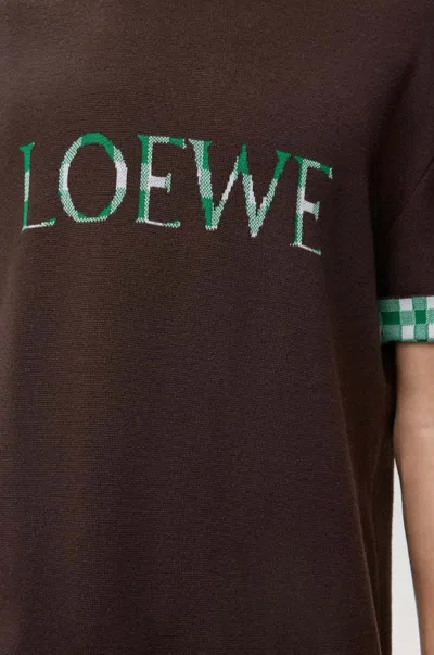 Loewe Short-sleeved T-shirt In Black