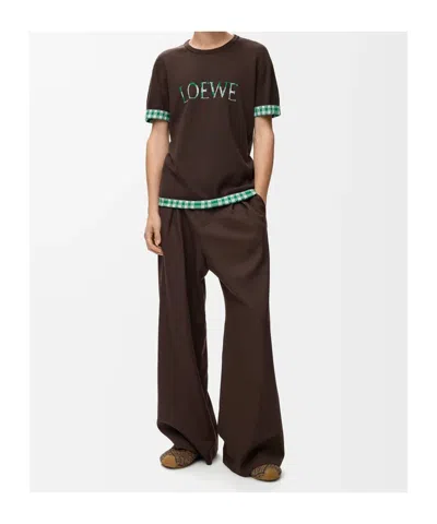 Loewe Short-sleeved T-shirt In Black